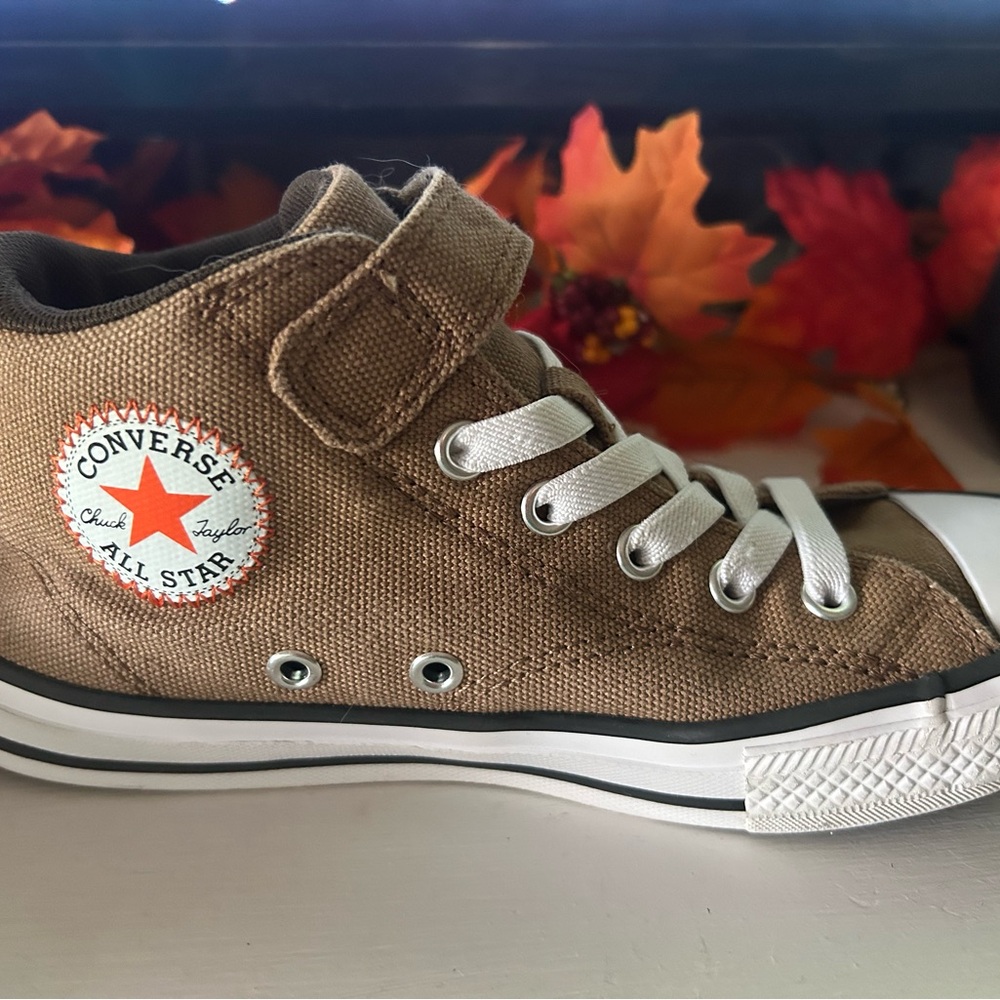 Converse Kids Brown Canvas Sneakers